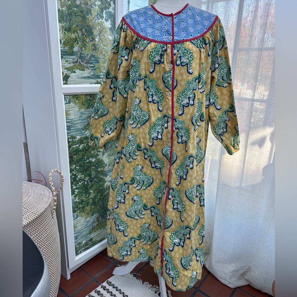 Printfresh x Pencil Paper Co. Cotton Button Down Dress Sz M